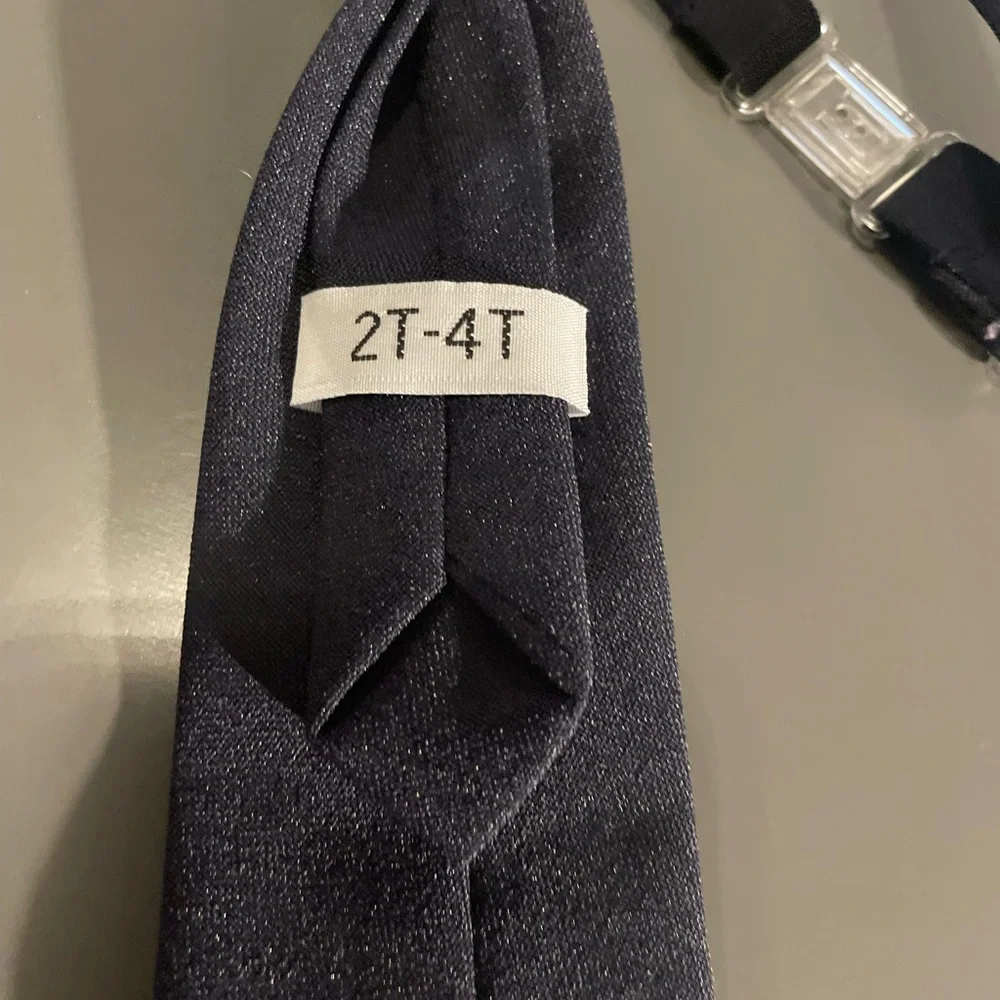 Boys 2t-4t navy  blue neck tie